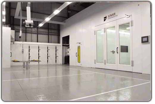5 series spray booth oven