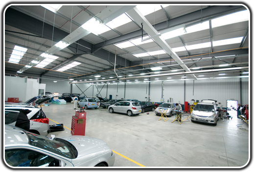 Spray Booth Bodyshop Lighting