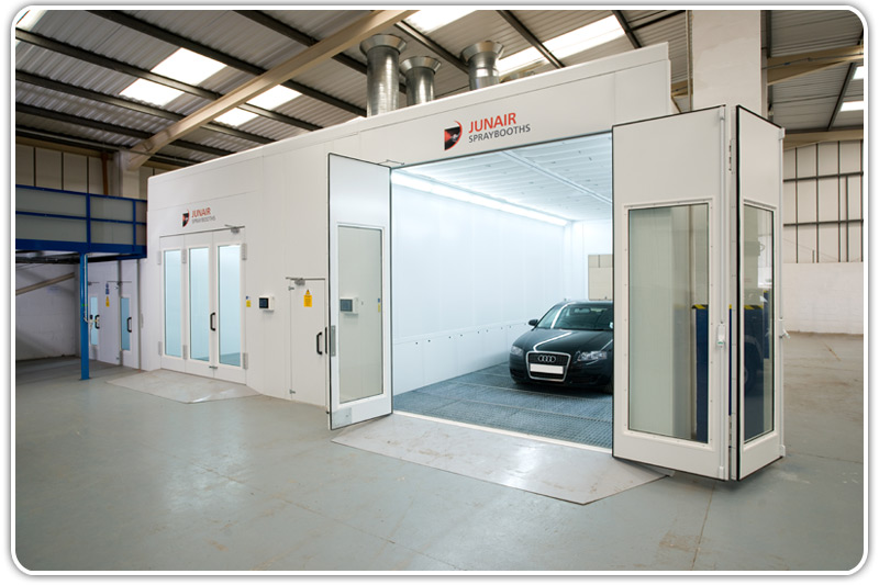 spray booth floor options