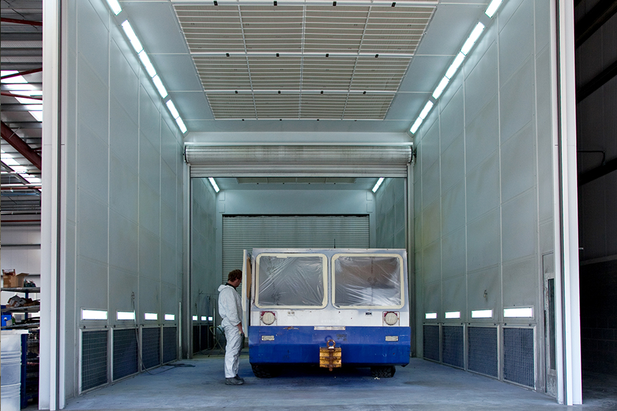 commercial vehicle spraybooth ovens