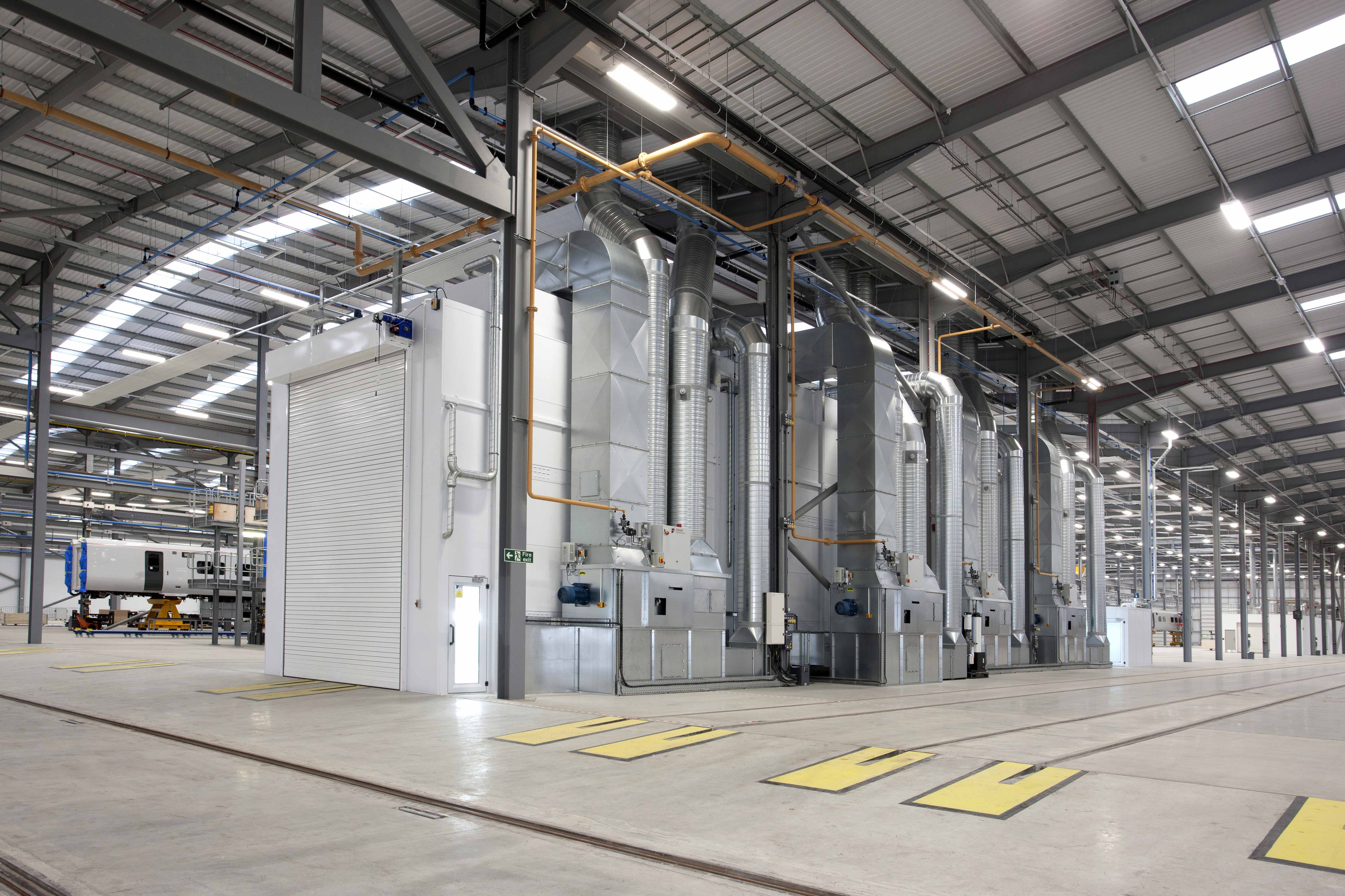 Commercial Vehicle Spraybooth Installed for Hitachi Rail