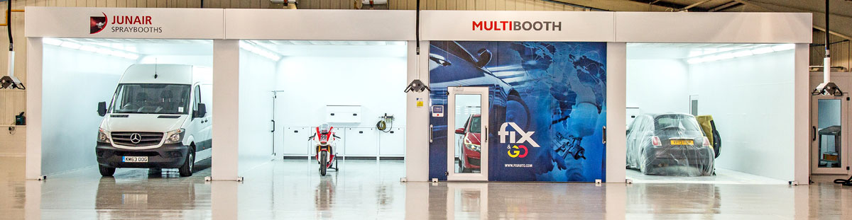 New Junair MultiBooth at Fix Auto Rochdale