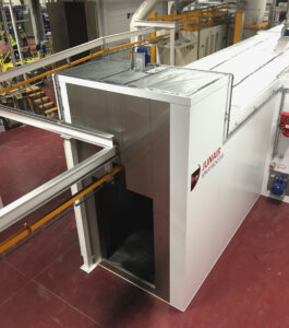 Airedale spray booth in manufacturing facility