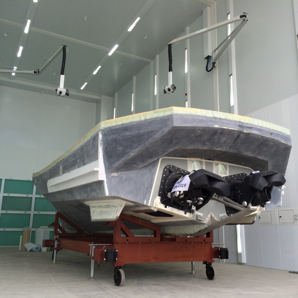 Energy efficient spraybooths for the RNLI Junair Spraybooths