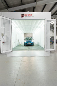 AW spray booth installation