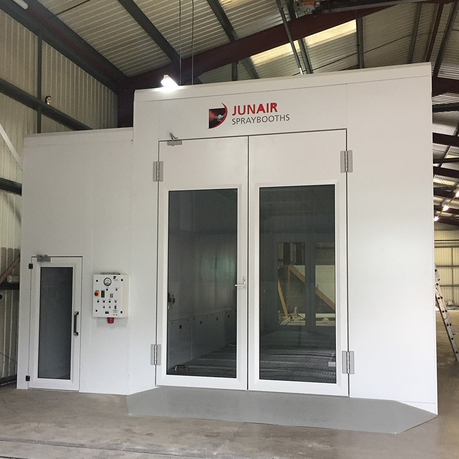 New spray booth equipment for NCR Junair