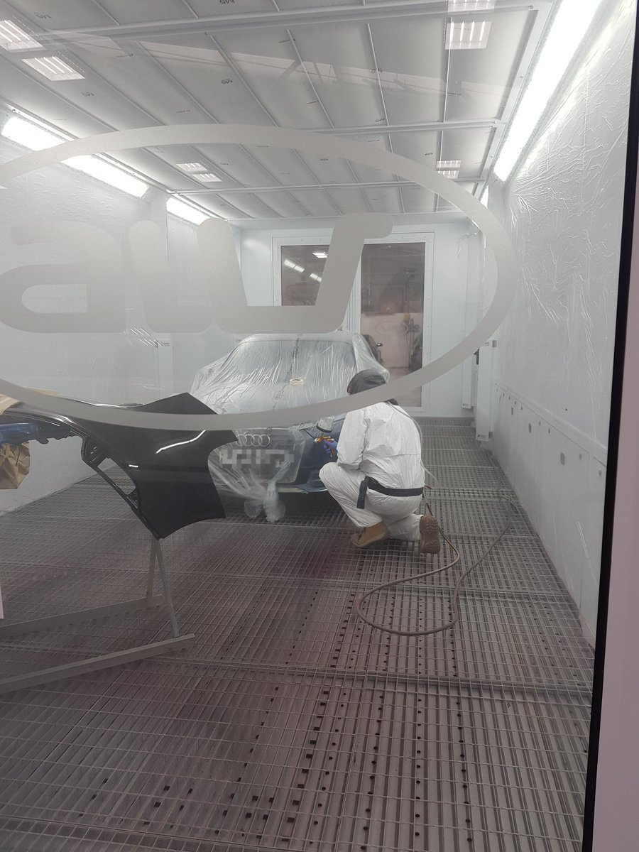 Body Shop Spray Booth Installed | Junair Spraybooths