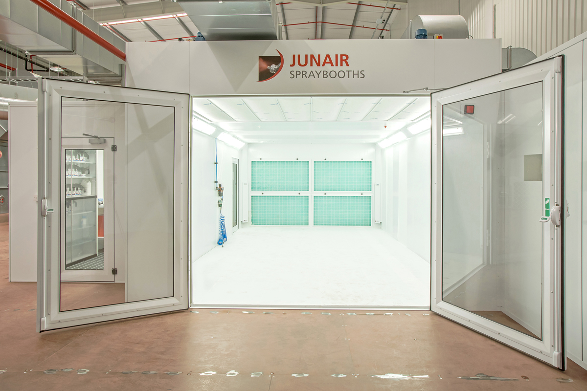 Industrial Dry Filter Spray Booths Junair Spraybooths