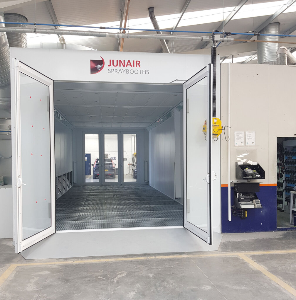 Body Shop Spray Booth Installed | Junair Spraybooths