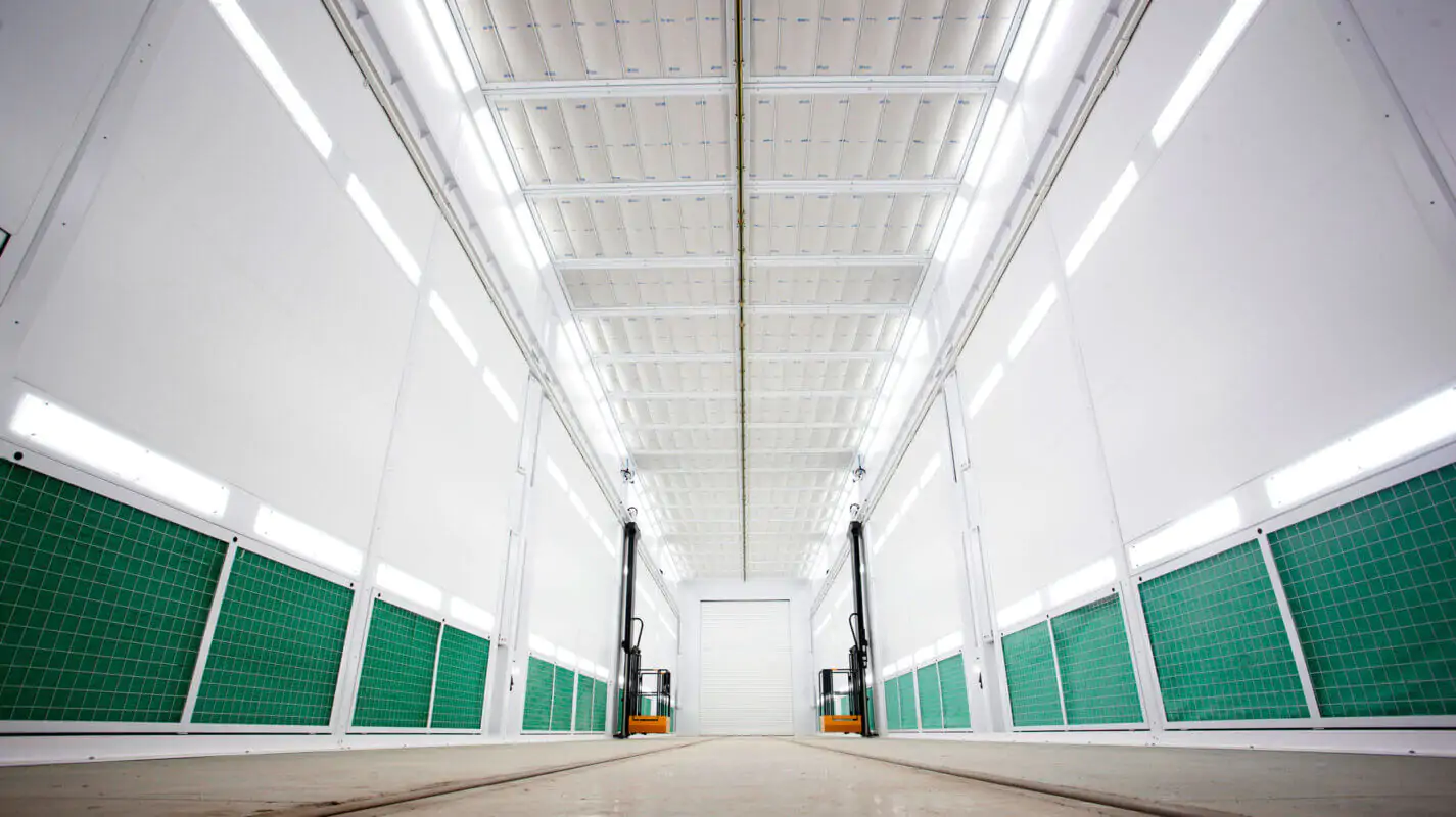 paint finishing system installation